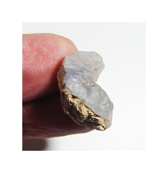 Genuine Ellensburg True Blue Agate, Medium Blue #32-34 /Real Crystals / Chalcedony /Rare as Diamonds / Third Eye / Washington State
