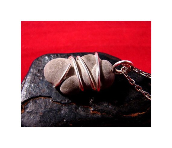 Imatra Faerie Fairy Stone Pendant Necklace Bronze Sterling Silver Reiki #107-112