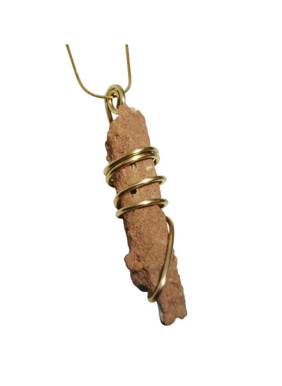 Fulgurite Lightning Sand Pendant Similar to Tektite but Created by Lightning Strike| Pick One Wire Wrapped  #165-166