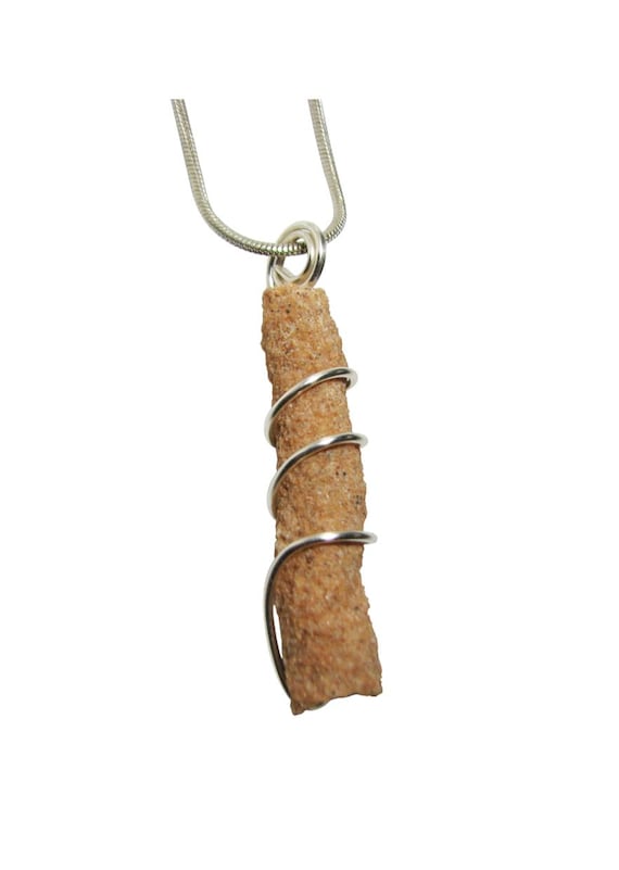 Fulgurite Lightning Sand Pendant Similar to Tektite but Created by Lightning Strike| Pick One Wire Wrapped  #260-262