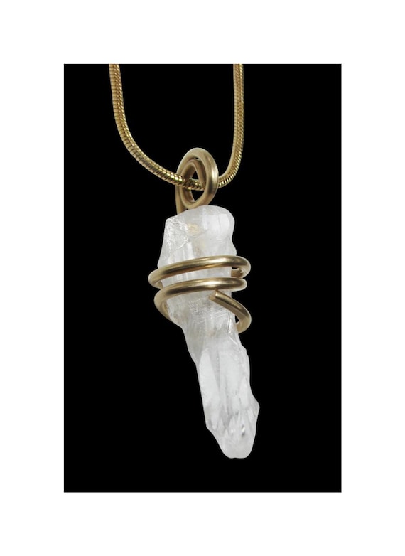 White Ice Elestial Moldavite Calcite Crystal Pendant Records! #55