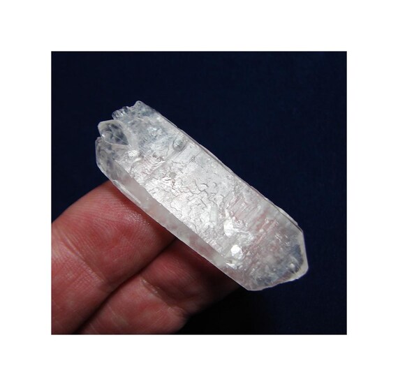 Russian Lemurian Sacred Scribe Quartz Crystal, Old Stock, Tabby #4