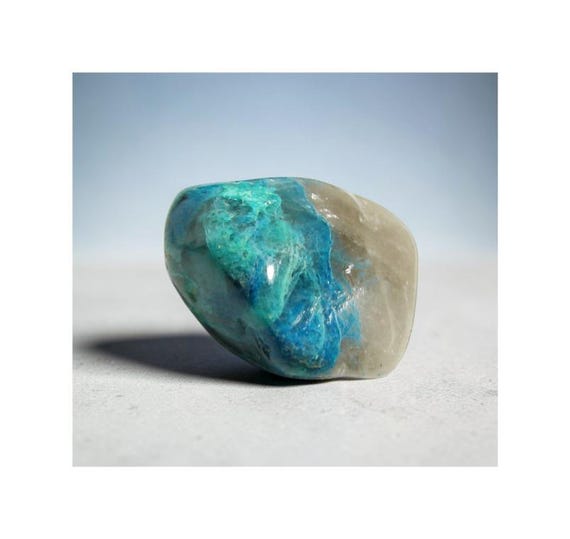South African Ajoite in Quartz Chrysocolla Shattuckite Real Crystal WOW Yoga for Women Men Synergy Sedona #163-166
