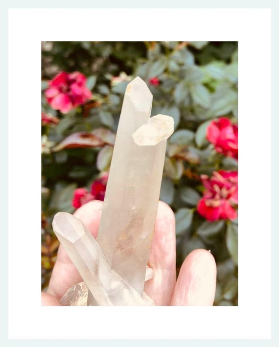 Russian Lemurian Sacred Scribe Quartz Crystal Manifestation, Baby Records #2