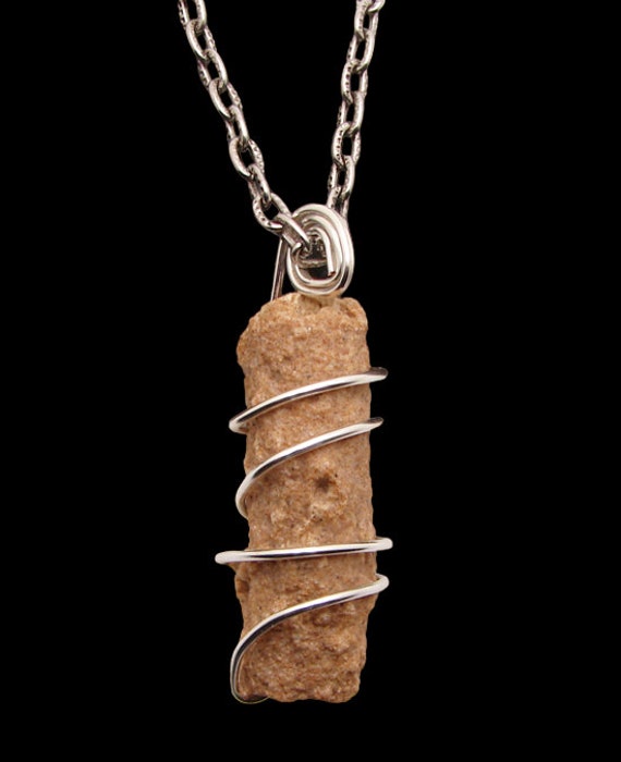 Fulgurite Lightning Sand Pendant Similar to Tektite but Created by Lightning Strike| Pick One Wire Wrapped  #850-856