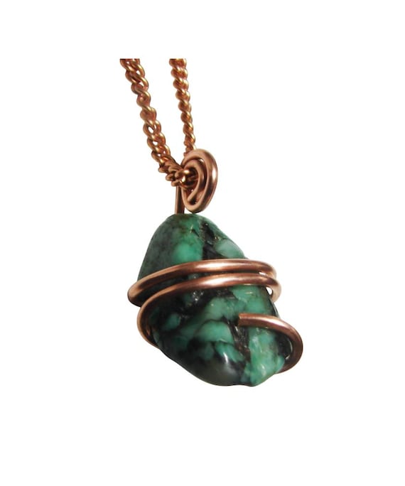 Emerald City Natural Green Emerald GEMSTONE PENDANT Ren Faire #15-17