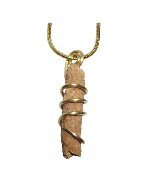 Fulgurite Lightning Sand Pendant Similar to Tektite but Created by Lightning Strike| Pick One Wire Wrapped  #550-552