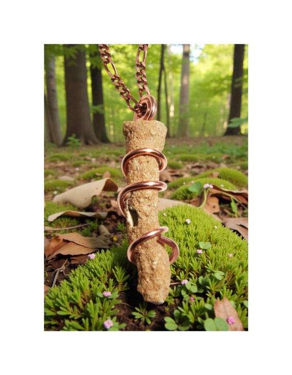 Fulgurite Lightning Sand Pendant Similar to Tektite but Created by Lightning Strike| Pick One Wire Wrapped  #185-190