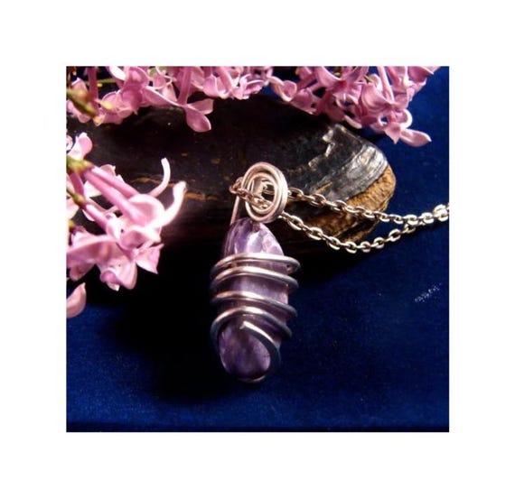 Grape Purple Russian Charoite Pendant Sterling Silver #40-43