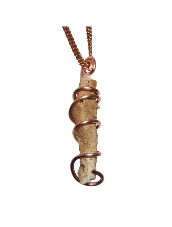 Fulgurite Lightning Sand Pendant Similar to Tektite but Created by Lightning Strike| Pick One Wire Wrapped  #473-475
