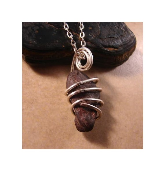 Wyoming Banded Iron Genesis Stone Pendant Suiseki Stone Natural Crystals Worry Stone Feng Shui Ancient Crystal Grounding Chakra Old #2