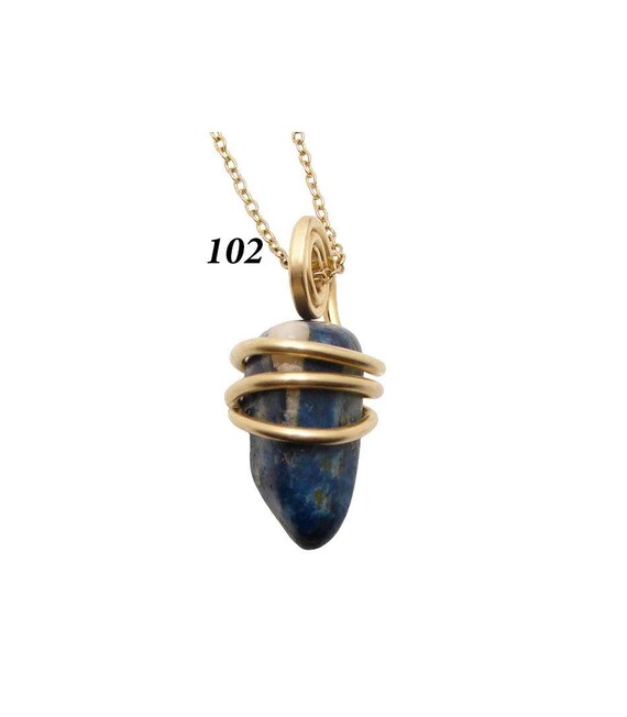 Lazulite Lapis Lazuli Pendant Lucid Dream Sterling Silver Raw Crystal Necklace Spiritual Awakening #100
