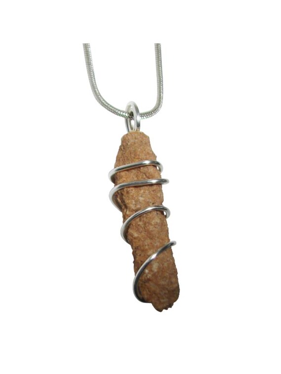 Fulgurite Lightning Sand Pendant Similar to Tektite but Created by Lightning Strike| Pick One Wire Wrapped  #450-453