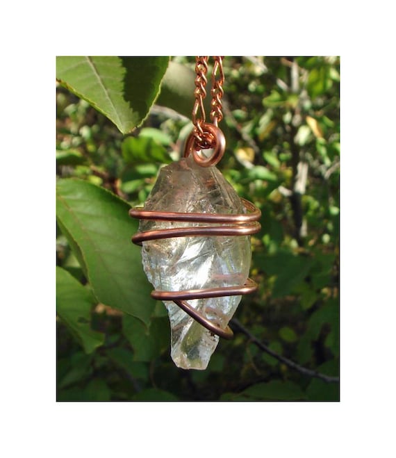 Starseed Genuine Monatomic Andara Crystal Pendant Copper #250