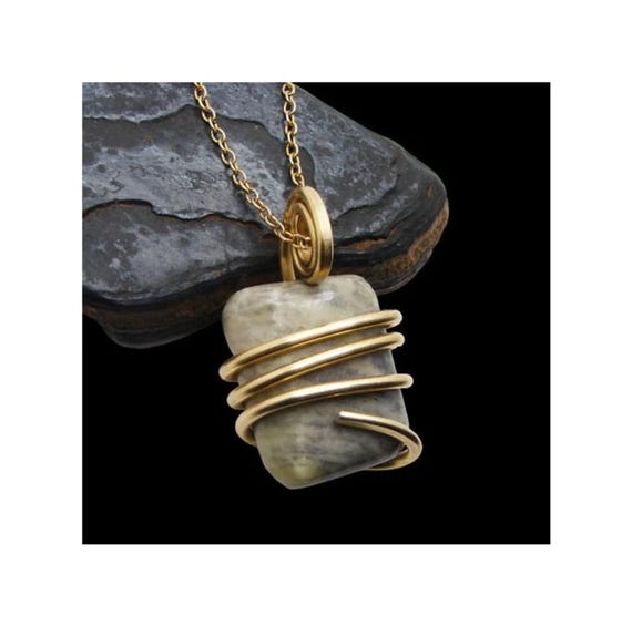 Rare Infinite Pendant "THE HEALER'S STONE" from South Africa Merlin's Gold #80-82