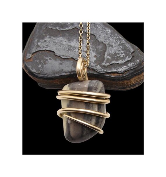 Rare Infinite Pendant "THE HEALER'S STONE" from South Africa Merlin's Gold #75-77