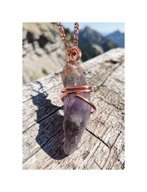 Super 7 Pendant RAW Crystal Natural Necklace Royal Harmonic Stone Empath Protection Melody Stone Kundalini Crystal Gift #12-14
