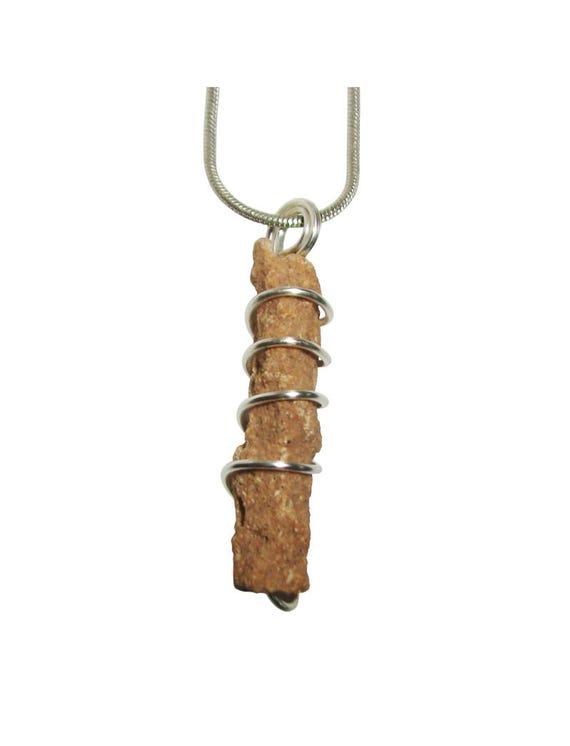 Fulgurite Lightning Sand Pendant Similar to Tektite but Created by Lightning Strike| Pick One Wire Wrapped  #460-462