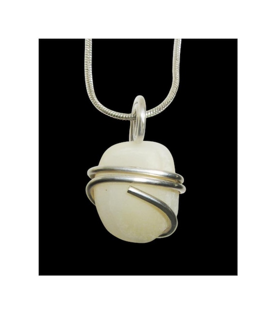 Fish Bezoar Stone Mustika Pearl in Elevated Sterling Silver Pendant Authentic Bezoar for Luck Attraction Fortune Fame Machh Mani #50-52