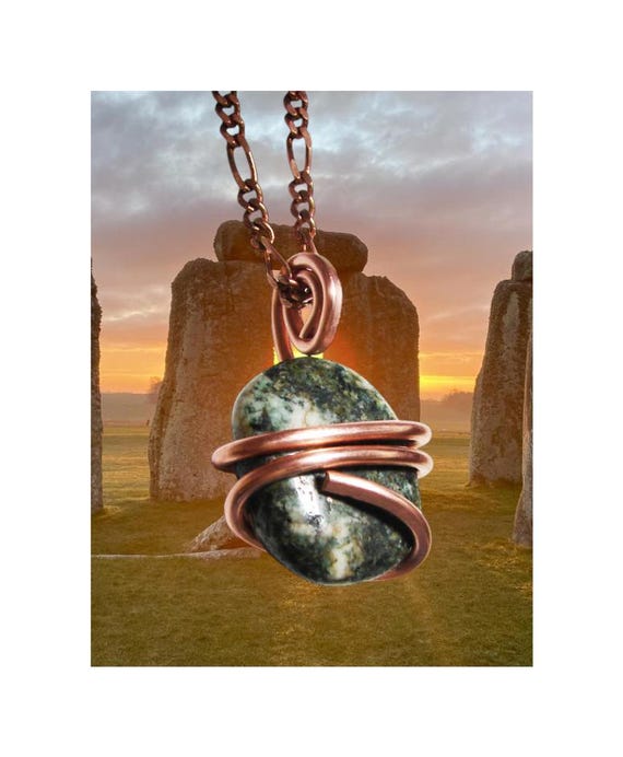 Stonehenge Preseli Bluestone Pendant Druid Stone Wales Avalon Merlin Arthurian Energy Standing Stones Ancient Alien Circle Witches 25-28