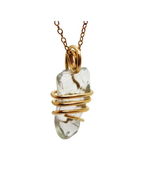 Prasiolite Powerful Gorgeous Green Aura Crystal Pendant Merlin's Gold #1-3