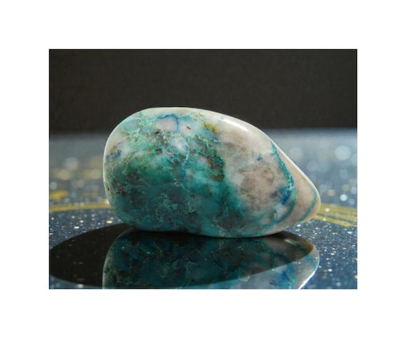 South African Ajoite in Quartz Chrysocolla Shattuckite Real Crystal WOW Yoga for Women Men Synergy Sedona #110-113