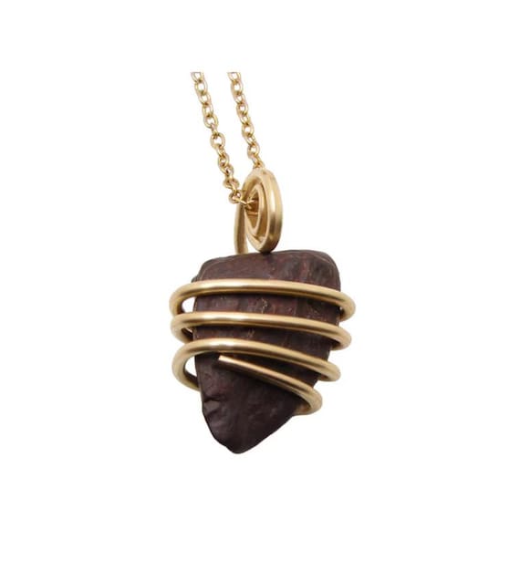 Wyoming Banded Iron Genesis Stone Pendant Suiseki Stone Natural Crystals Worry Stone Feng Shui Ancient Crystal Grounding Chakra Old #1