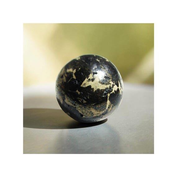 RARE Covellite Pyrite Crystal Sphere Peru Manifestation Past Lives #11-12