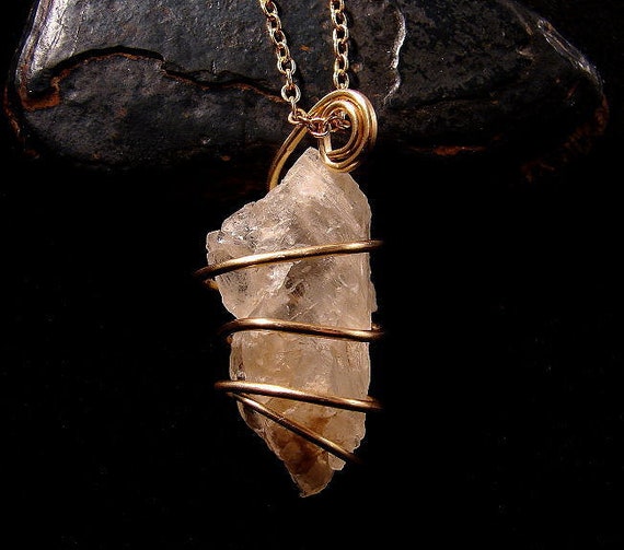 Petalite Amulet Pendant - The Intent Crystal in Bronze!!! #100-108