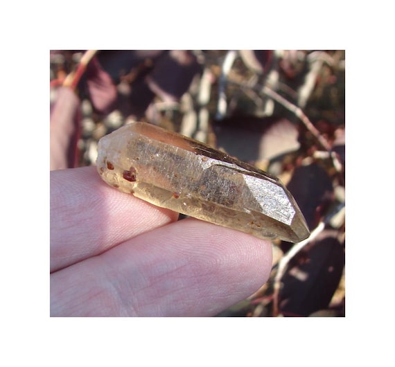 Spessartine Garnet Smoky Quartz from Tongbei, Fujian Province, China #10-11