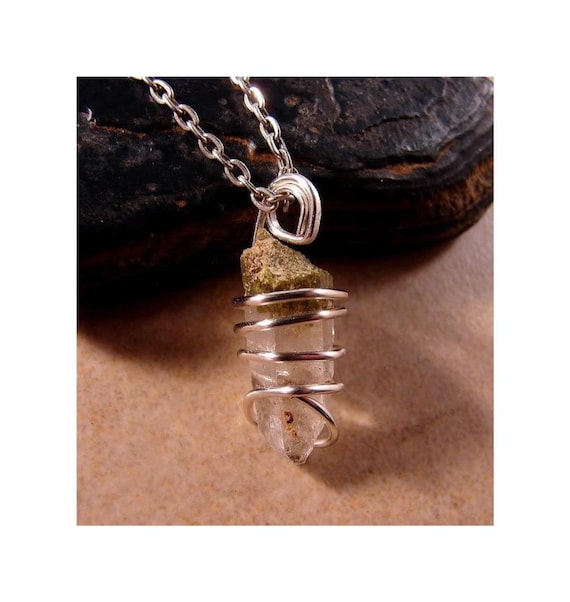 Delphi Oracle Quartz Pendant Silver Copper Magic Increase Spirituality Love #15-31