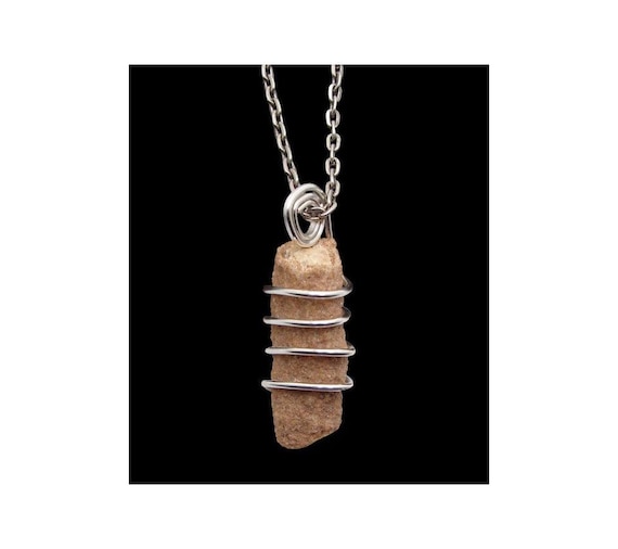 Fulgurite Lightning Sand Pendant Petrified Sand Lightning Strike Ancient Egypt | Pick One Wire Wrapped #370-374