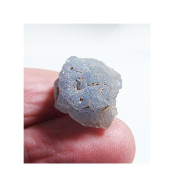 Genuine Ellensburg True Blue Agate, Medium Blue #24-25 /Real Crystals / Chalcedony /Rare as Diamonds / Third Eye / Washington State