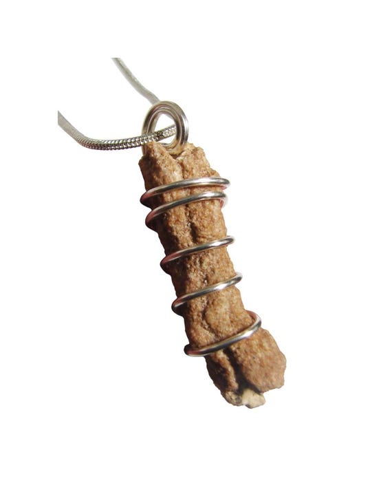Fulgurite Lightning Sand Pendant Similar to Tektite but Created by Lightning Strike| Pick One Wire Wrapped  #324-326