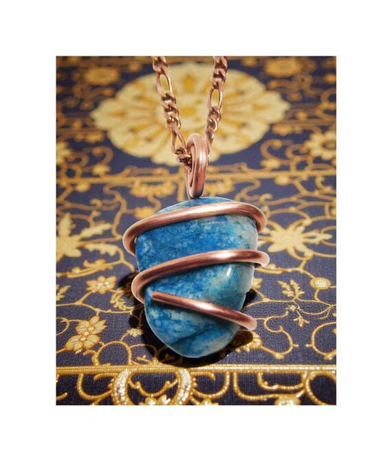 South African Ajoite Pendant in Quartz Chrysocolla Shattuckite Real Crystal Jewelry WOW Yoga Jewelry for Women Men Synergy Sedona #85-87