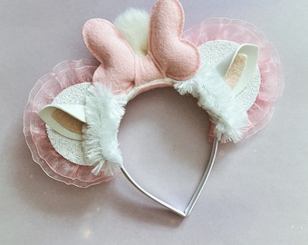 Marie Cat Mouse Ears Headband for kids, NO TARIFFS, Park Outfit Accessory