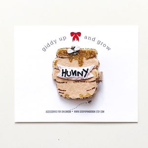 Winnie the Pooh Honey Pot Hair Clip, giddyupandgrow