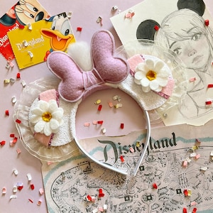 Daisy Duck Mouse Ears Headband, giddyupandgrow