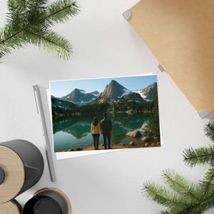Conjunto de cartões postais com tema de natureza, cartões de felicitações cênicos, perfeitos para viajantes, lembranças e amantes da natureza, 10 unidades
