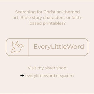 Promotional page for EveryLittleWord – discover more cute, high-quality clipart and design resources across both shops for planners and creative projects.