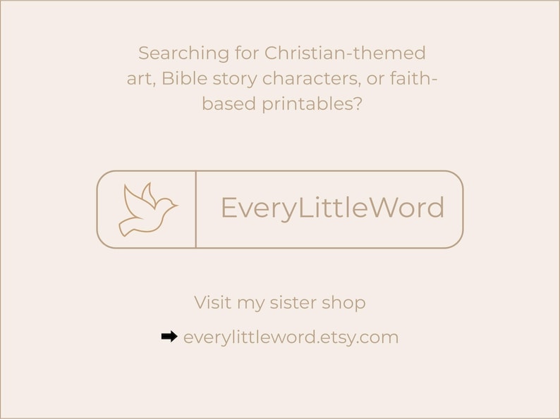 Promotional page for EveryLittleWord – discover more cute, high-quality clipart and design resources across both shops for planners and creative projects.