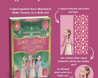 Isadora Whitlocke and the Witches of Ambrose Manor by Faith Fawcett - Preorder a middle-grade fantasy - limited edition bookmark & sticker!