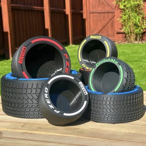 F1 Reifen Pflanztopf: Racing Geschenk