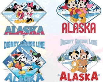 Disney Cruise Line Alaska PNG Design Bundle, Disney Wonder, Digital Download