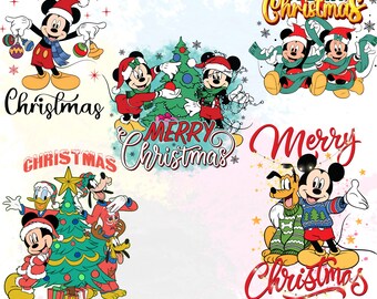 Disney God Jul PNG, Retro Disney Slott Design för Utskrivbar, Digital Fil