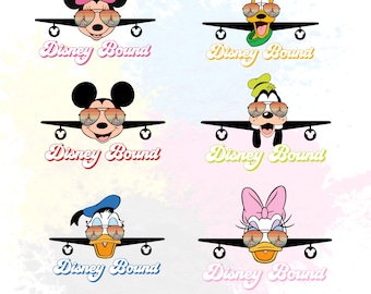 Disney Bound PNG Bundle, Disney Family Matching Trip Designs, Digital Download