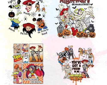 Toy Story Halloween PNG Design Bundle, You've got a friend in me Halloween Digital Design