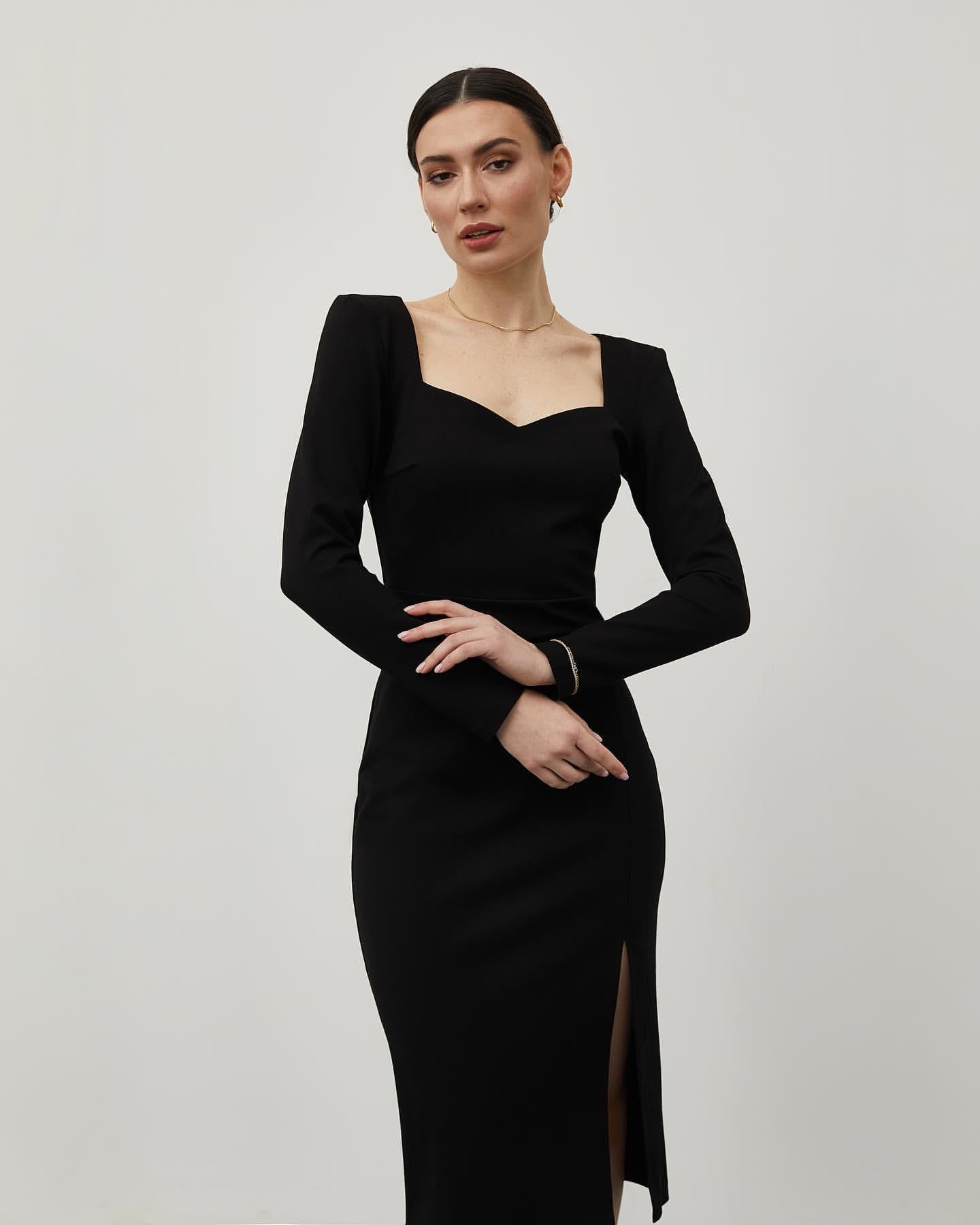 coco chanel mini black dress In The Stars Mini Dress Black Size S main image 1