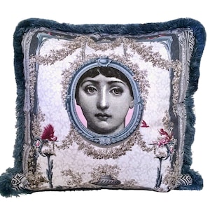 Lina Pillow - Blue/Pink