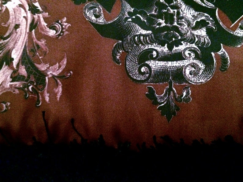 Victoria Pillow Burgundy/black Etsy